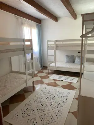 Letto o letti in una camera di Villa Stella Marina