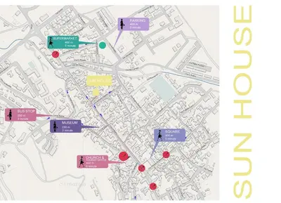 Planimetria di Sun House 4 Villasimius City Center AirConditioned