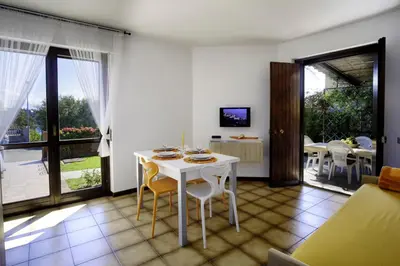 TV o dispositivi per l'intrattenimento presso Residence Appartamenti Caffarena