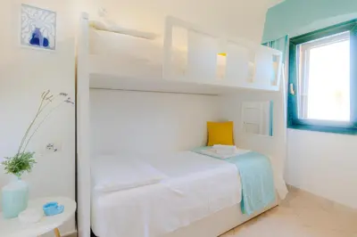 Letto o letti in una camera di Villino Le Pavoncelle