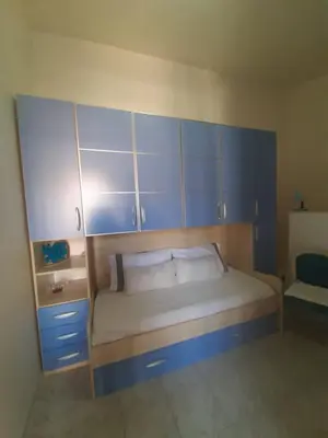Letto o letti in una camera di Casa simius