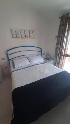 Letto o letti in una camera di Casa simius