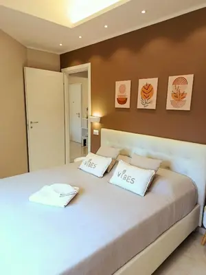 Letto o letti in una camera di Coro e Bentu Apartment