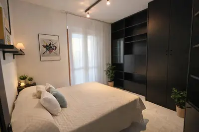 Letto o letti in una camera di Vincent house