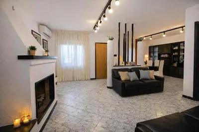 Area soggiorno di Vincent house