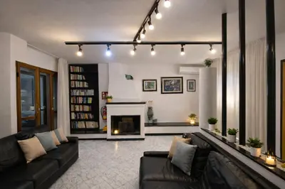Area soggiorno di Vincent house