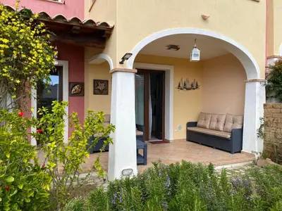 Area soggiorno di Villasimius Vacation Home Casagorà