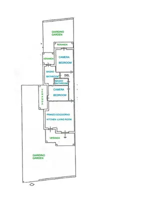 Planimetria di Villasimius Vacation Home Casagorà