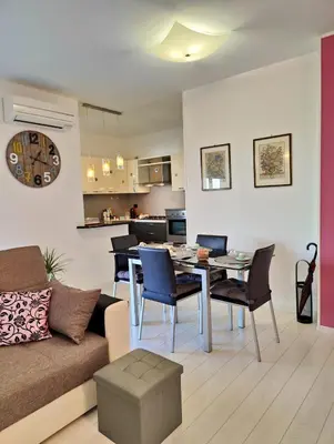 Area soggiorno di Ciusa Apartment
