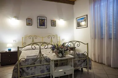 Letto o letti in una camera di La Vecchia Montagna B&B