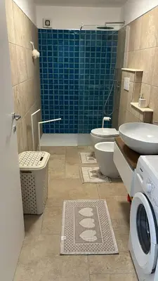 Bagno di Casa Settima Luna Relax e Natura con vista Mare