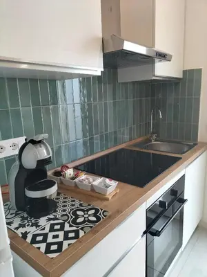 Cucina o angolo cottura di Lugore Room
