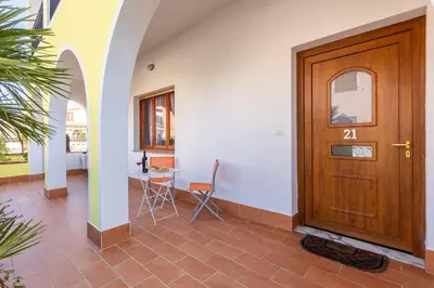Balcone o terrazza di Casa Rubino - Garden and wifi in Pula
