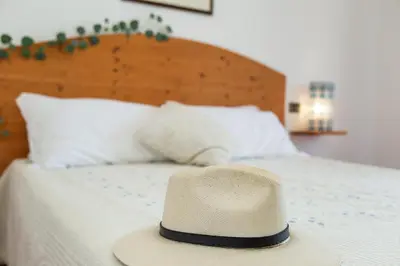 Letto o letti in una camera di Casa Isolotto D'Ogliastra - vista mare