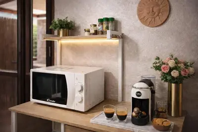 Cucina o angolo cottura di Pinus Village, Pula, sud Sardegna casa vacanze Vera's House
