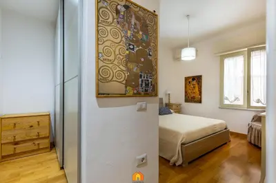 Letto o letti in una camera di Solmi House
