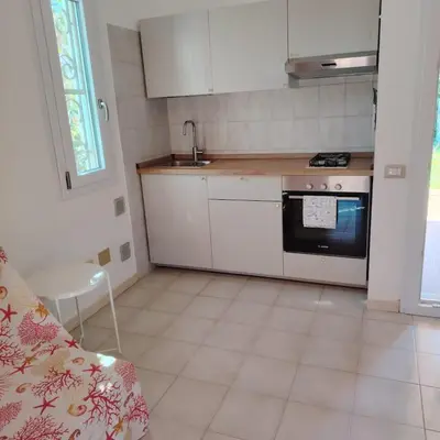 Cucina o angolo cottura di Villetta a Villasimius vicino al mare e al paese!