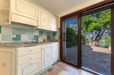 Cucina o angolo cottura di SandyMar House, Chia Sea View SouthSardiniaHolidays