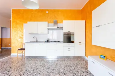 Cucina o angolo cottura di Casa Oro -Pula Terrace and Wifi near downtown