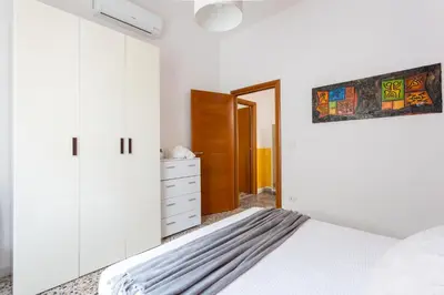 Letto o letti in una camera di Casa Erika - Pula with garden, parking and wifi