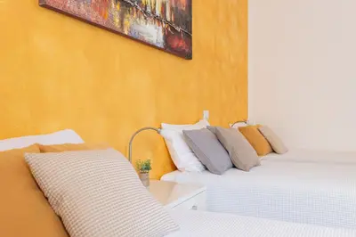 Letto o letti in una camera di Casa Erika - Pula with garden, parking and wifi