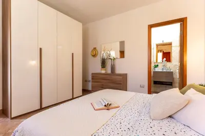 Letto o letti in una camera di Casa Teo