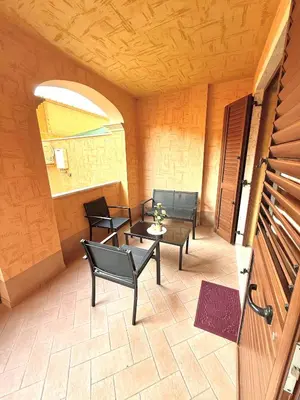 Area soggiorno di Casa Selema