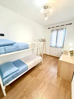 Letto o letti in una camera di Casa Selema