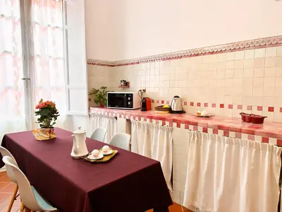 Cucina o angolo cottura di Suite Palazzo Atzeni Tedesco, Historical Center