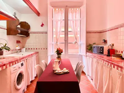 Cucina o angolo cottura di Suite Palazzo Atzeni Tedesco, Historical Center
