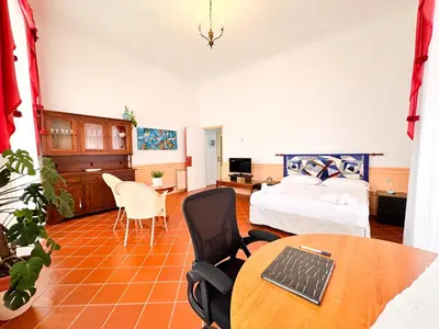 Letto o letti in una camera di Suite Palazzo Atzeni Tedesco, Historical Center