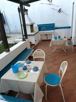 Area soggiorno di casa da Anita