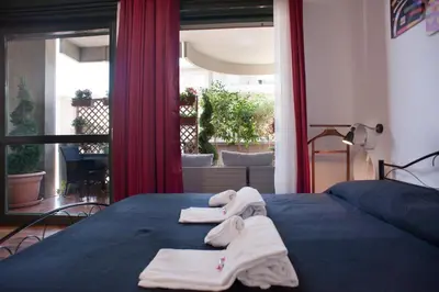 Letto o letti in una camera di Visit Cagliari