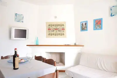 TV o dispositivi per l'intrattenimento presso Dommu Fruttu - Appartamento mare