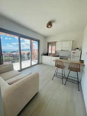 Cucina o angolo cottura di Casa Monni vista mare