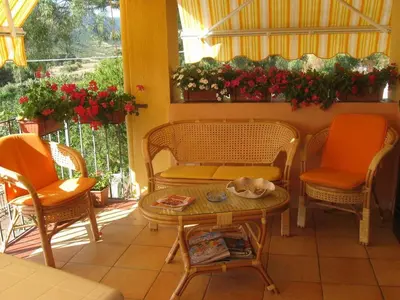 Area soggiorno di Gicavi House