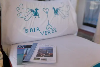 Letto o letti in una camera di Baia Verde - Seaside Peaceful Luxury Villa with Garden in Sardinia - 300 mt beach&sea - relax, privacy & full comfort