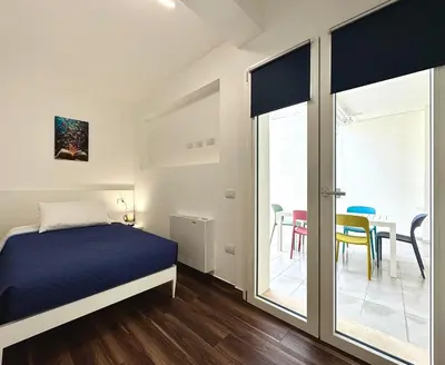 Letto o letti in una camera di Nanu Domus