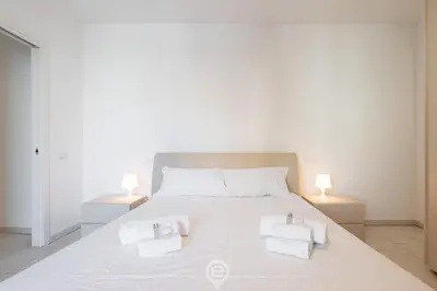 Letto o letti in una camera di Ada Bright Escape Apartment