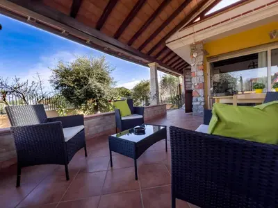 Area soggiorno di Sa Marina Beach House