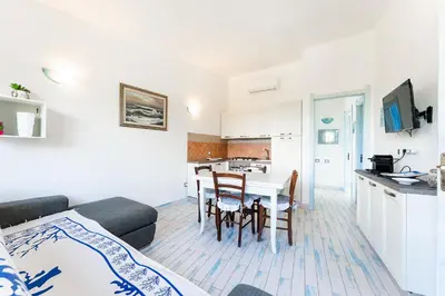 Cucina o angolo cottura di Casa Deruan, 400 mt to beach SouthSardiniaHolidays