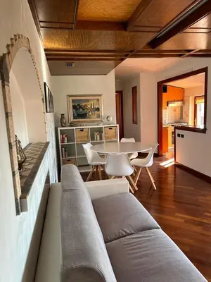 Area soggiorno di Zanella House
