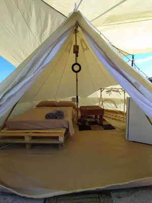 Letto o letti in una camera di Camping B&B La Contea