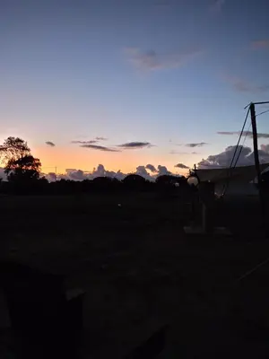 Alba o tramonto visti dall'interno del campeggio o dai dintorni