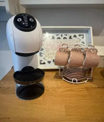 Set per la preparazione di tè e caffè presso Casa Boeri - Vista mare con piscina e giardino Residence Abba Urci