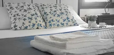 Letto o letti in una camera di Il rifugio di A