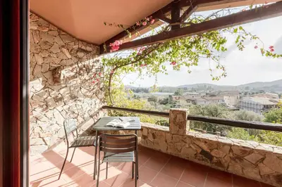 Balcone o terrazza di GuestHost - Casa Asia a Chia