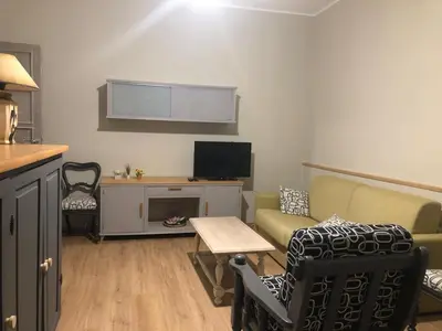 TV o dispositivi per l'intrattenimento presso Appartamento in centro a Cagliari