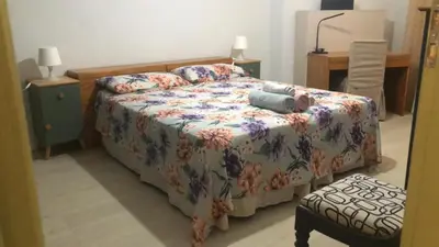 Letto o letti in una camera di Appartamento in centro a Cagliari