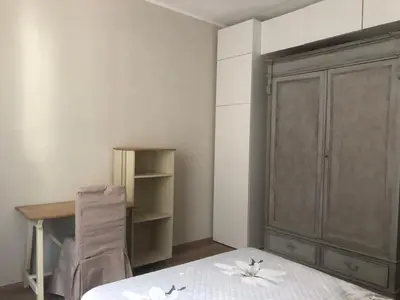 Letto o letti in una camera di Appartamento in centro a Cagliari